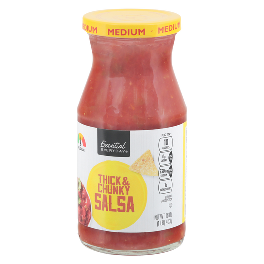 Essential Everyday Thick & Chunky Medium Salsa 16oz