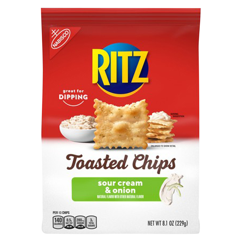 Ritz Chips Sour Cream & Onion 8.1oz