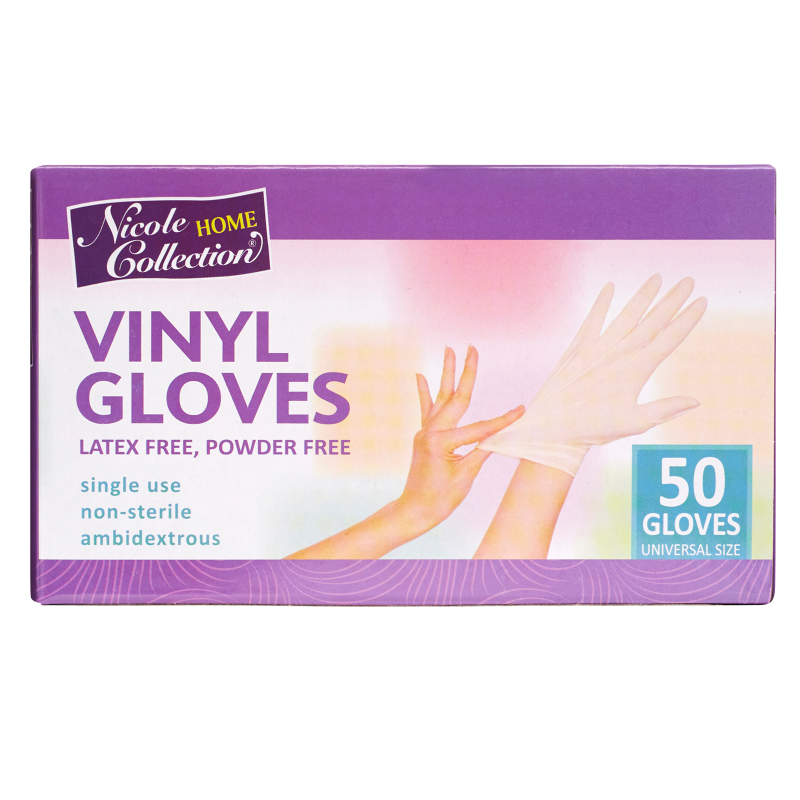 Single Use Vinyl Gloves 50ct