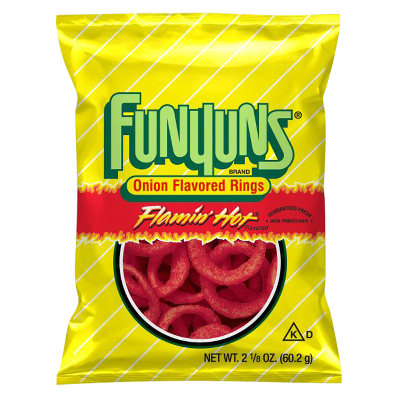 Funyuns Flamin' Hot Onion Flavored Rings 2.1oz