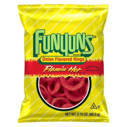 Funyuns Flamin' Hot Onion Flavored Rings 2.1oz