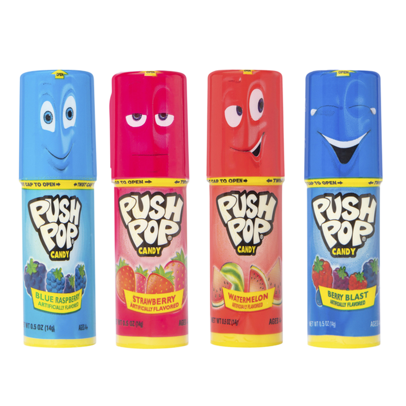 Push Pop Assorted Candy 1ct