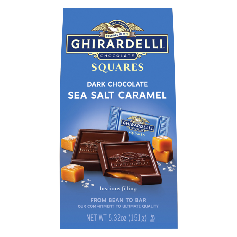 Ghirardelli Dark Chocolate Sea Salt Squares 5.3oz