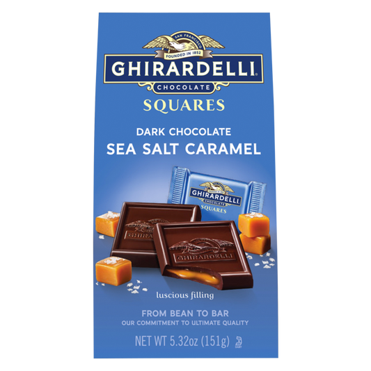 Ghirardelli Dark Chocolate Sea Salt Squares 5.3oz