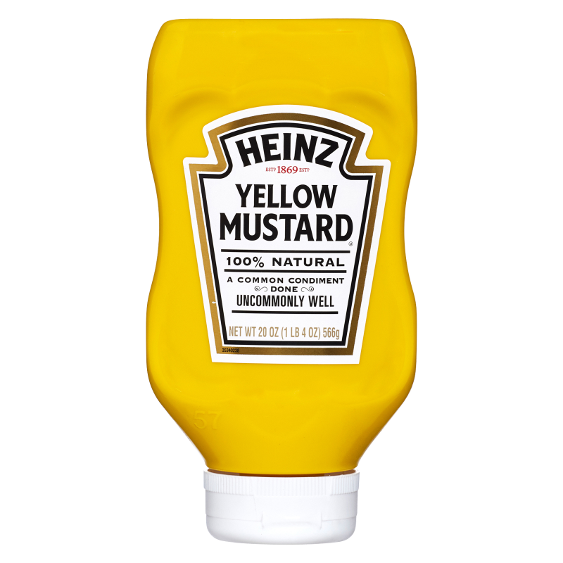 Heinz 100% Natural Yellow Mustard 20oz