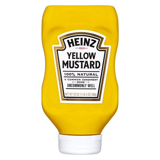 Heinz 100% Natural Yellow Mustard 20oz