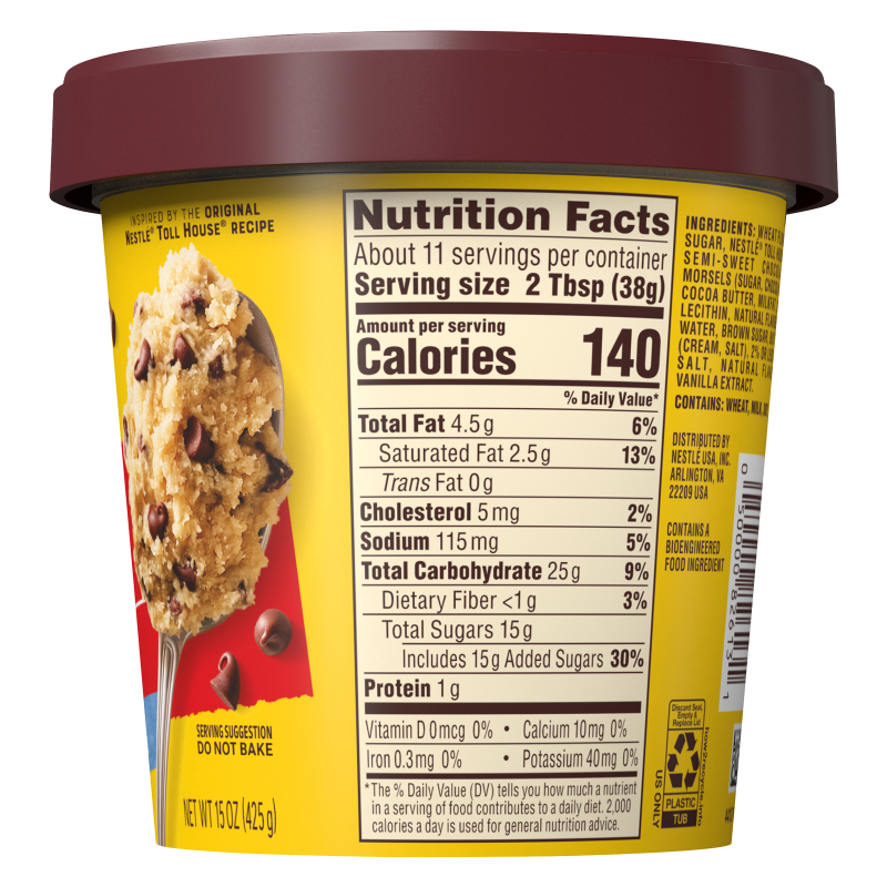 Toll House Chocolate Chip Edible Cookie Dough - 15oz