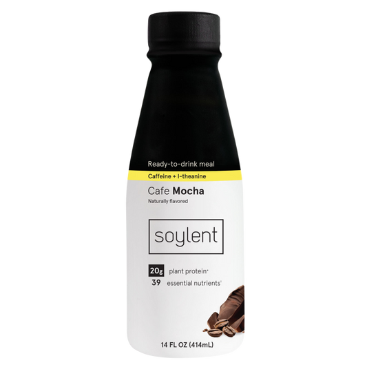 Soylent Complete Nutrition Protein Meal Replacement Shake, Cafe Mocha, 14 Oz.