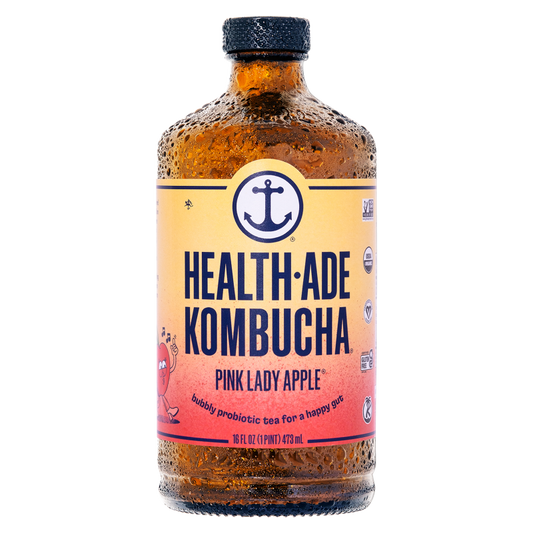 Health-Ade Pink Lady Apple Kombucha 16oz Btl