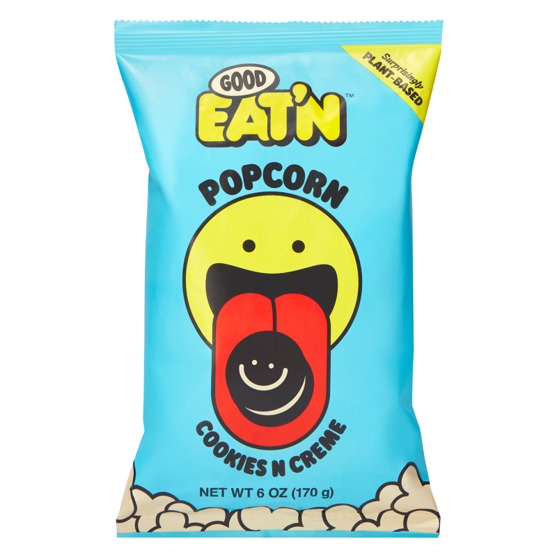 Good Eat'n Cookies N' Creme Popcorn 6oz Bag