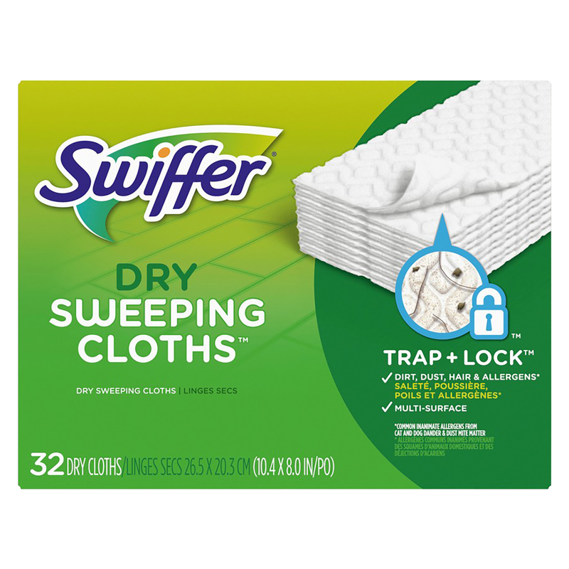 Swiffer Sweeper Unscented Dry Sweeping Cloths 32ct