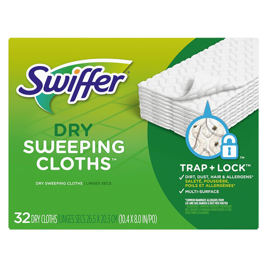 Swiffer Sweeper Unscented Dry Sweeping Cloths 32ct