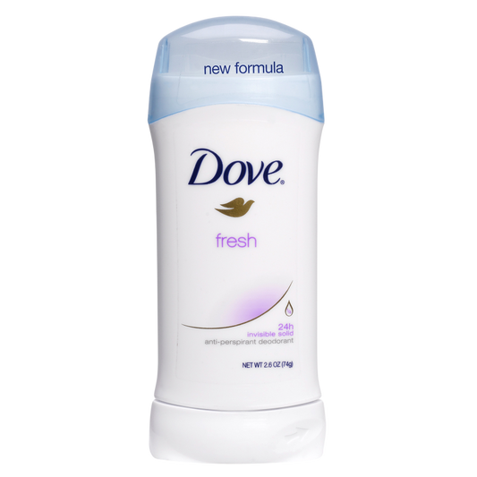 Dove Fresh Invisible Solid 24-Hour Antiperspirant Deodorant 2.6oz