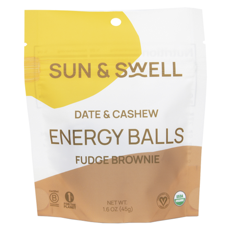 Sun & Swell Fudge Brownie Energy Bites 1.6oz Bag