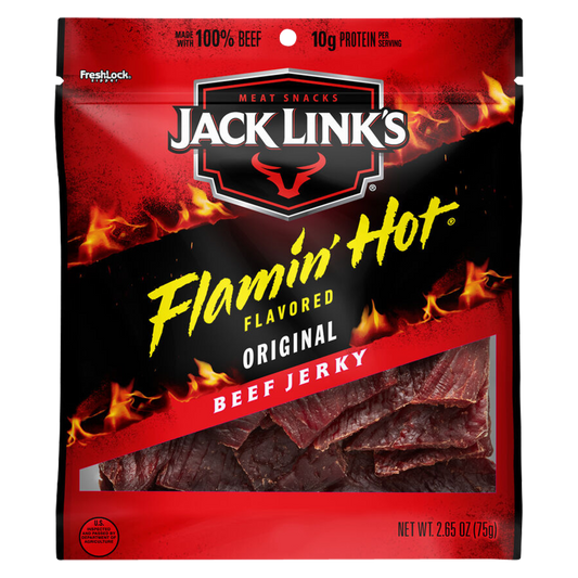 Jack Link's Flamin' Hot Jerky Bag