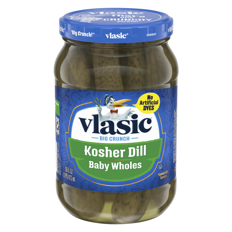 Vlasic Kosher Dill Baby Wholes Pickles 16oz