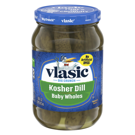 Vlasic Kosher Dill Baby Wholes Pickles 16oz