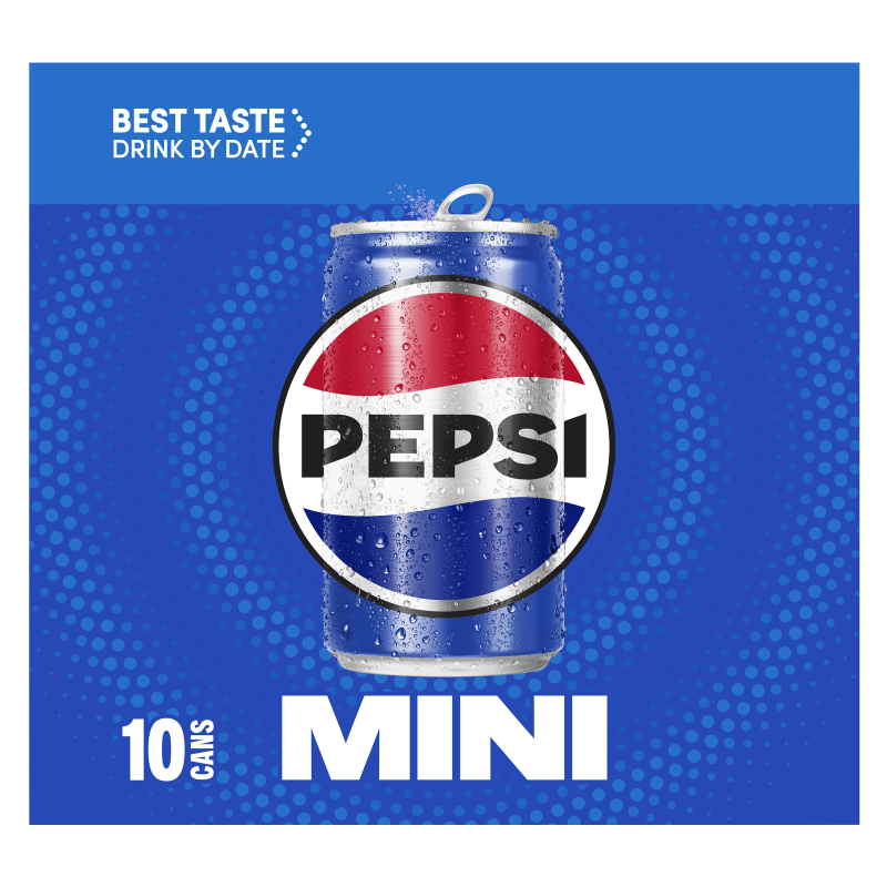 Pepsi Mini Cans 10pk 7.5oz